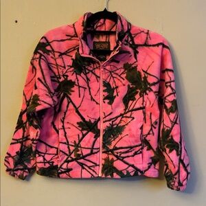 Pink Camouflage Kids Sweater